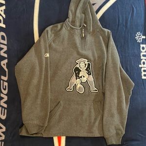 New England Patriots throwback hooded sweatshirt